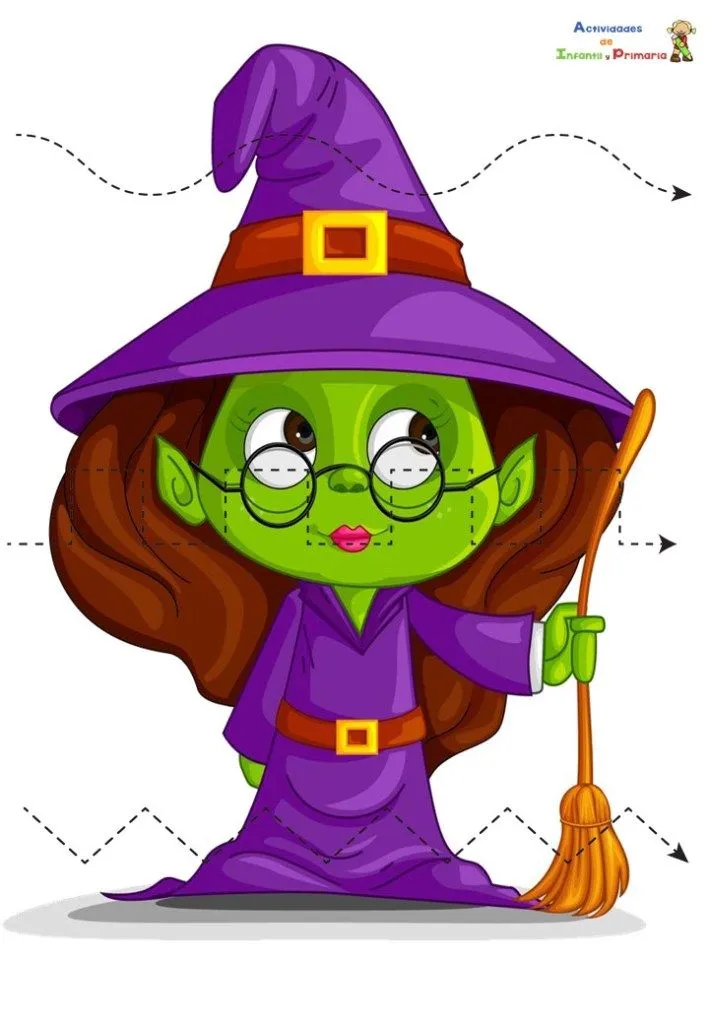 Fichas para aprender a recortar, especial Halloween Fichas para aprender a recortar, especial Halloween