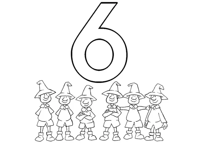 FICHAS DE APRENDIZAJE: numero 6