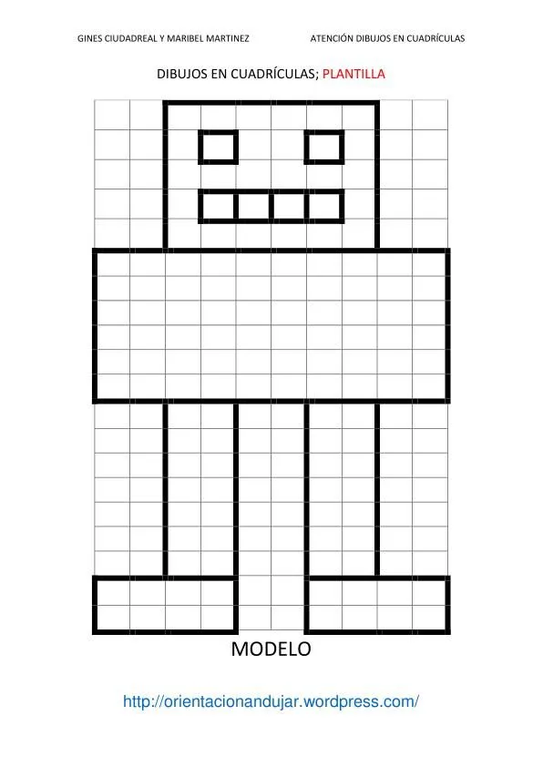 Nuevas fichas de Atención; Dibujamos en cuadrículas siguiendo ...