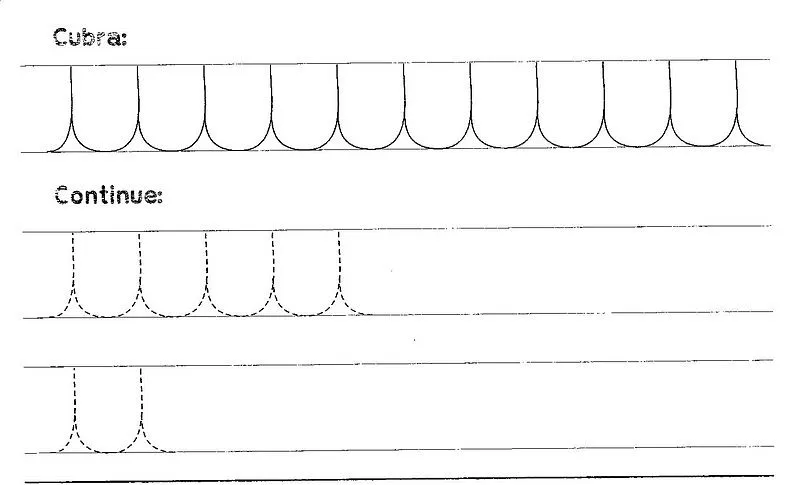 Fichas de caligrafía para imprimir | Solountip.