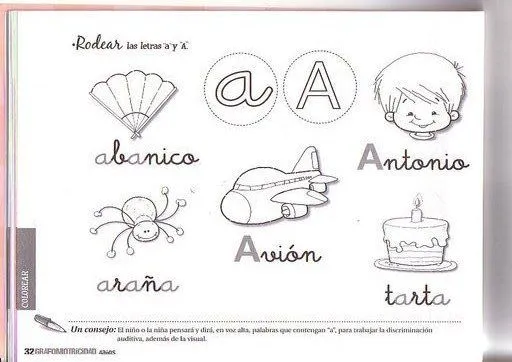 FICHAS DE CALIGRAFIA PREESCOLAR 4 AÑOS
