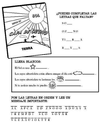 FICHAS DE CIENCIAS NATURALES PARA NIÑOS