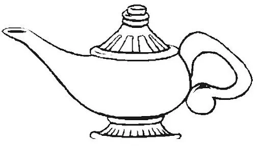 LAMPARAS MAGICAS PARA COLOREAR | Dibujos para colorear LAMPARAS MAGICAS PARA COLOREAR | Dibujos para colorear