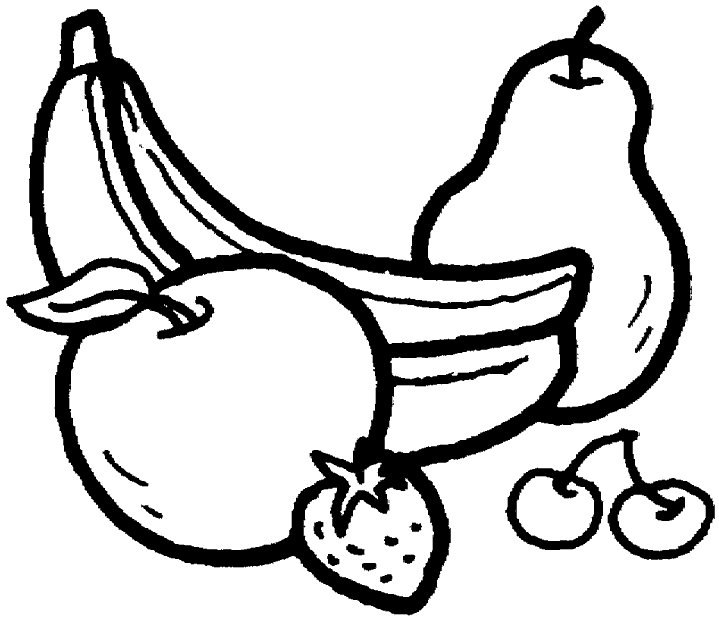Fichas para colorear alimentos — Fichas para Colorear Fichas para colorear alimentos — Fichas para Colorear