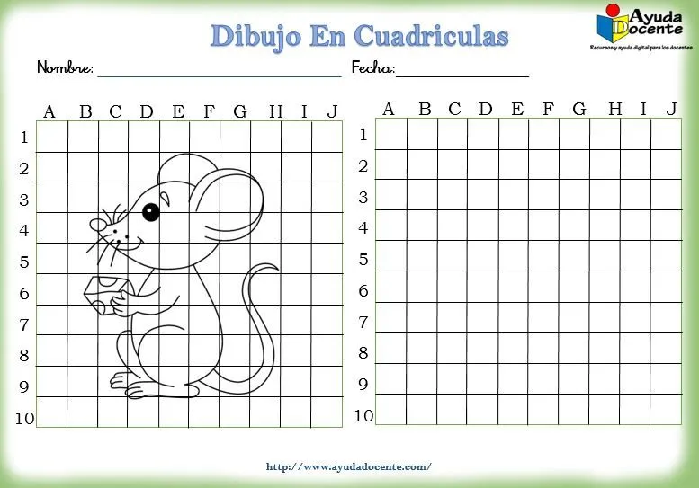 Fichas con dibujos en cuadrículas para niños pdf - AYUDA DOCENTE Fichas con dibujos en cuadrículas para niños pdf - AYUDA DOCENTE