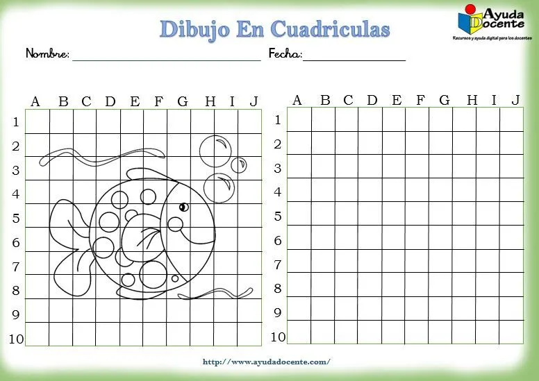 Fichas con dibujos en cuadrículas para niños pdf - AYUDA DOCENTE Fichas con dibujos en cuadrículas para niños pdf - AYUDA DOCENTE