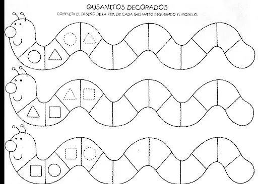 FICHAS CON DIBUJOS PARA IMPRIMIR Y COMPLETAR PARA NIÑOS