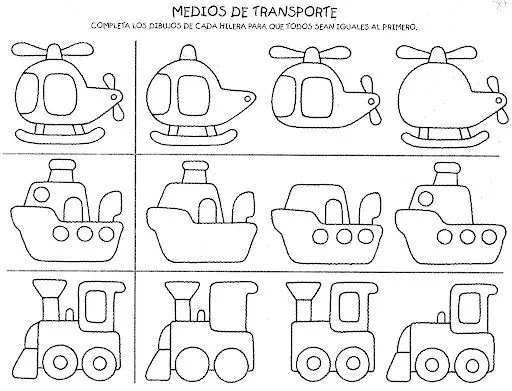 FICHAS CON DIBUJOS PARA IMPRIMIR Y COMPLETAR PARA NIÑOS