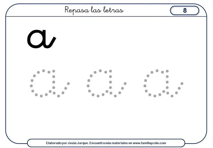 Fichas de escritura de vocales: la a minúscula para repasar con ... Fichas de escritura de vocales: la a minúscula para repasar con ...