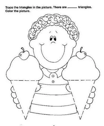 FICHAS DE FIGURAS GEOMETRICAS PARA NIÑOS