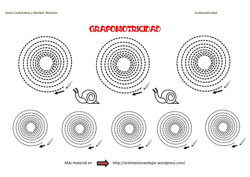 Fichas grafomotricidad -Orientacion Andujar Fichas grafomotricidad -Orientacion Andujar
