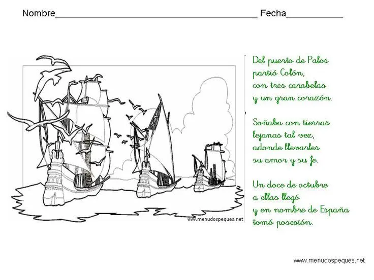 fichas día de la hispanidad | Proyectos que intentar | Pinterest fichas día de la hispanidad | Proyectos que intentar | Pinterest