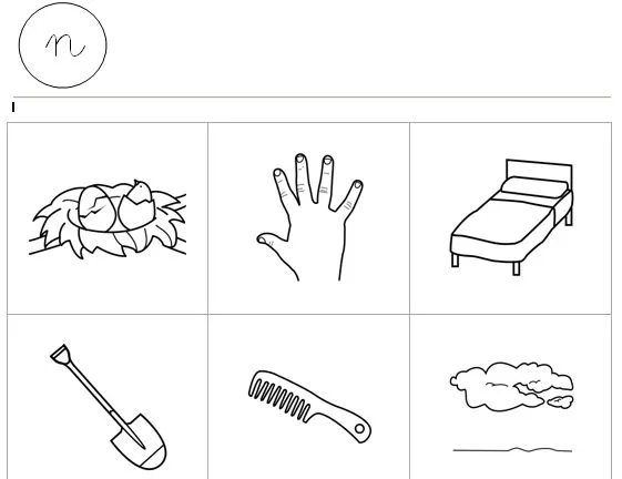 Nuevas fichas imprimibles de lectoescritura | 9 l e t r a s