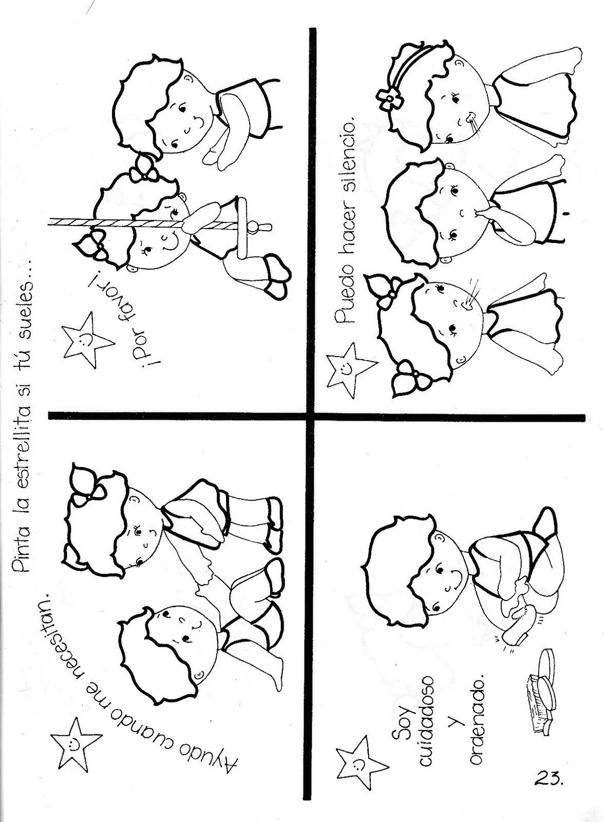 Fichas Infantiles: Fichas conocerse a sí mismo