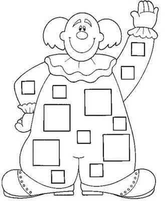 Fichas Infantiles: Formas geométricas para colorear Fichas Infantiles: Formas geométricas para colorear