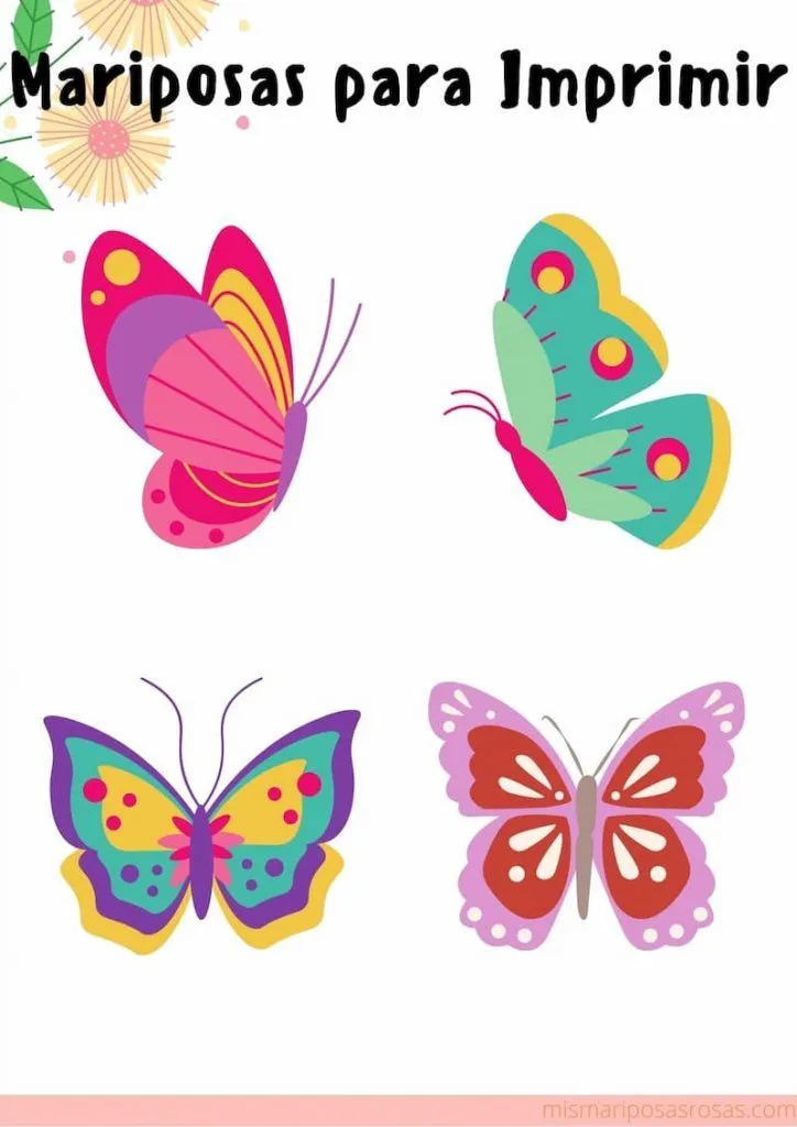 6 fichas infantiles de mariposas para descargar gratis 6 fichas infantiles de mariposas para descargar gratis