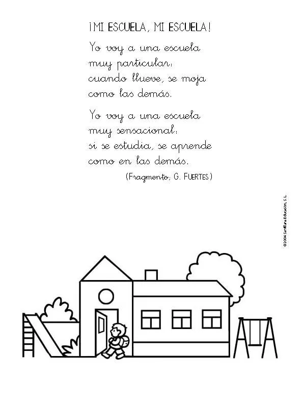 Fichas Infantiles Poemas Infantiles | Holdon