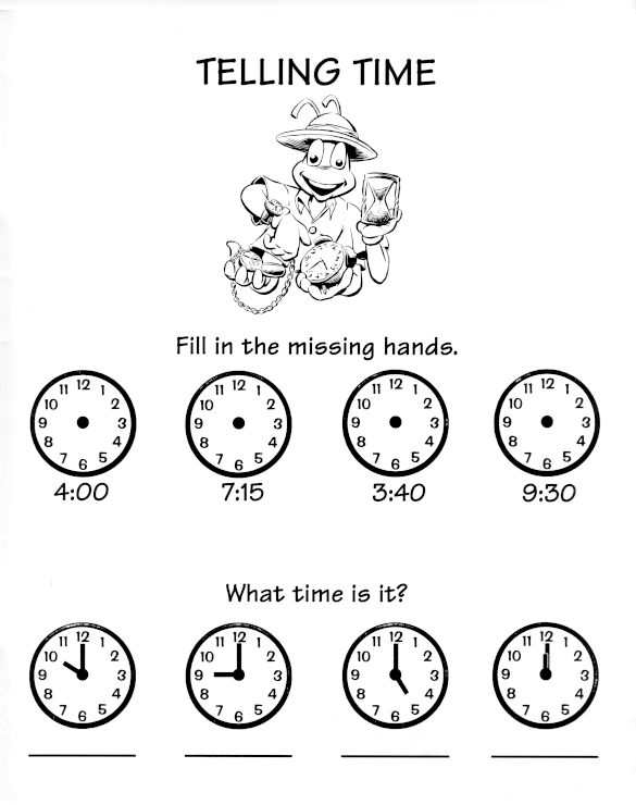 time+worksheets+for+children-d ...
