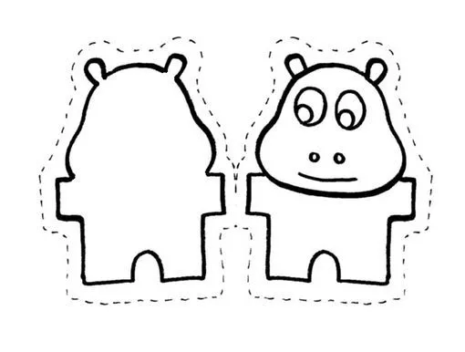 Fichas de Inglés para niños: Animales para colorear y hacer un zoo Fichas de Inglés para niños: Animales para colorear y hacer un zoo