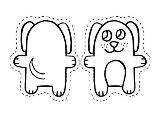 Fichas de Inglés para niños: Animales para colorear y hacer un zoo