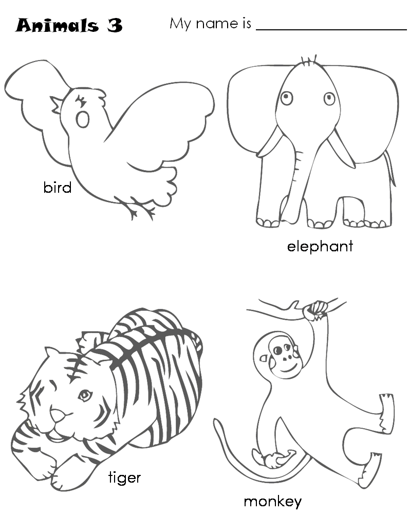 TE CUENTO UN CUENTO: Fichas de animales en inglés TE CUENTO UN CUENTO: Fichas de animales en inglés