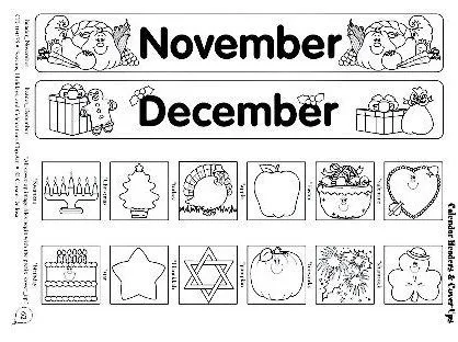 Fichas de Inglés para niños: Months of the year flascards