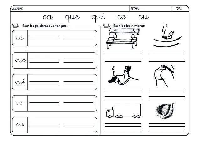 Fichas lectoescritura completa