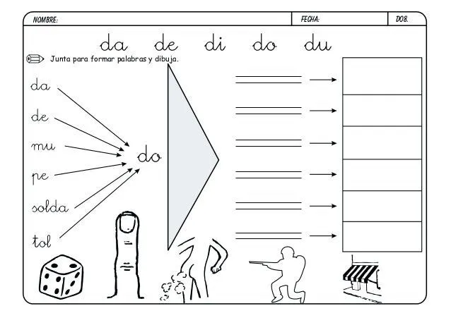 Fichas lectoescritura completa
