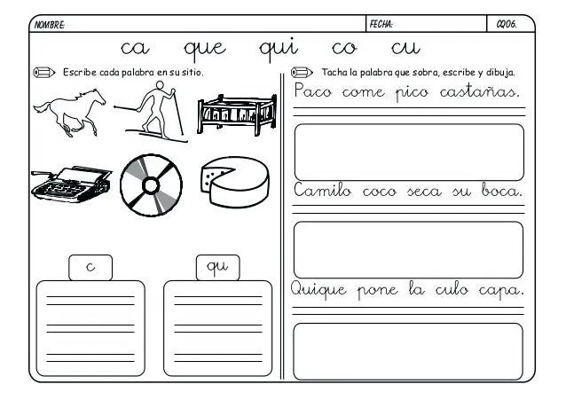 Fichas lectoescritura completa
