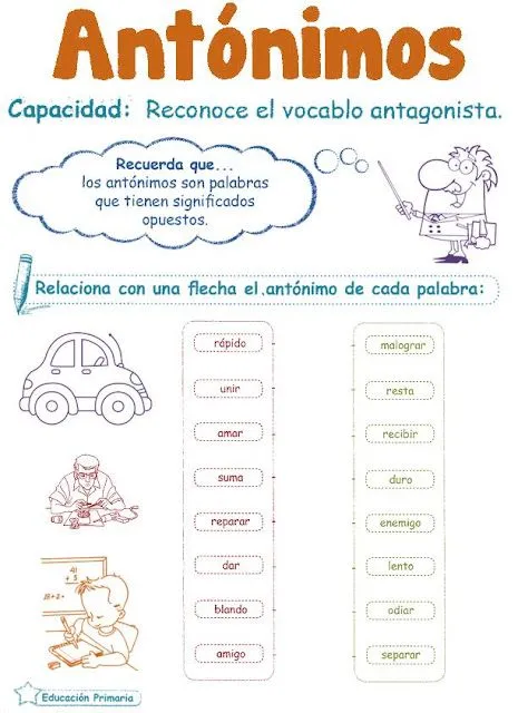 FICHAS DE LENGUAJE PARA NIÑOS - ANTÓNIMOS PARA NIÑOS : FICHAS PARA ... FICHAS DE LENGUAJE PARA NIÑOS - ANTÓNIMOS PARA NIÑOS : FICHAS PARA ...