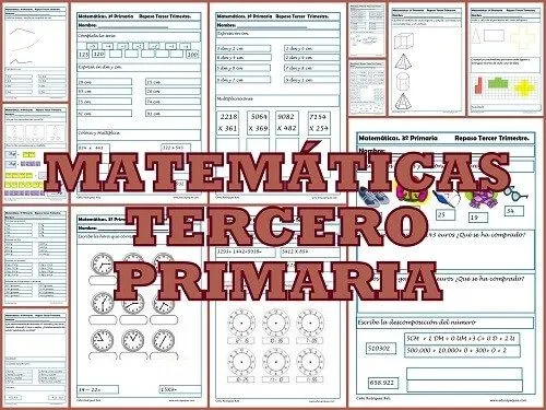 Fichas de matemáticas tercero primaria -