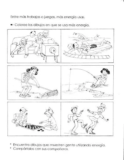 FICHAS DE MATERIA Y ENERGIA PARA NIÑOS | infantil 2.0 FICHAS DE MATERIA Y ENERGIA PARA NIÑOS | infantil 2.0