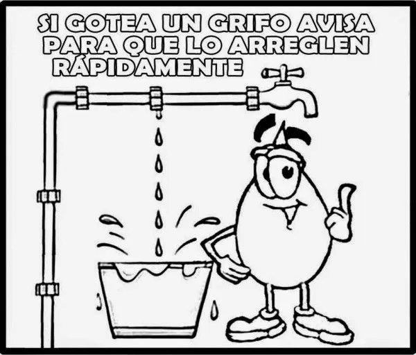 Fichas del Día Mundial del Agua para Colorear - Materiales Educativos Fichas del Día Mundial del Agua para Colorear - Materiales Educativos