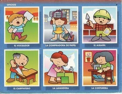 FICHAS PARA NIÑOS: los oficios | P r o f e s i o n e s | Pinterest ...