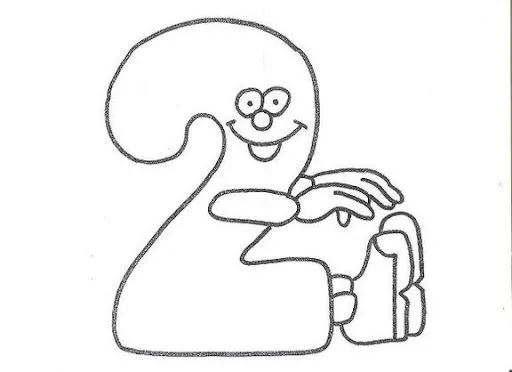 FICHAS DE NUMEROS PARA PINTAR Y REPASAR: EL DOS FICHAS DE NUMEROS PARA PINTAR Y REPASAR: EL DOS