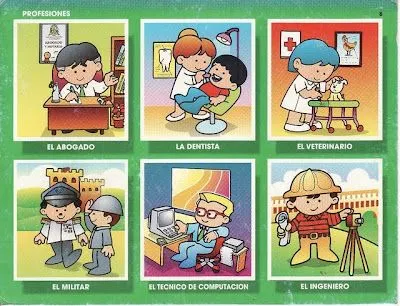 FICHAS DE LOS OFICIOS Y LAS PROFESIONES 3 : FICHAS PARA NIÑOS FICHAS DE LOS OFICIOS Y LAS PROFESIONES 3 : FICHAS PARA NIÑOS