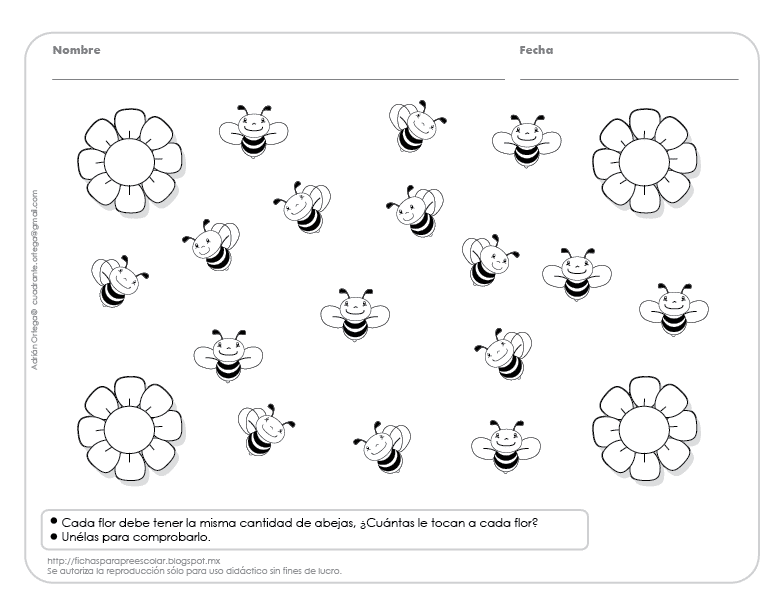 Actividades de numeros preescolar para imprimir - Imagui