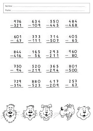 APRENDE Y DIVIERTETE: FICHAS SUMAS Y RESTAS