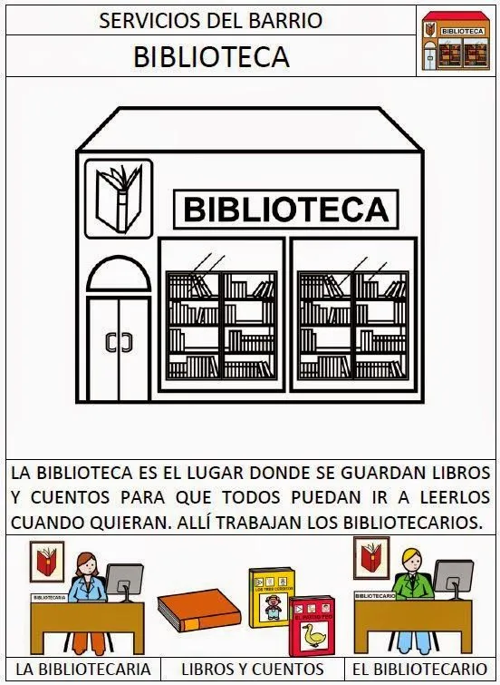 Fichas sobre los servicios del barrio: conocer cada servicio - El barrio de mi cole - Koynos Cooperativa Valenciana Fichas sobre los servicios del barrio: conocer cada servicio - El barrio de mi cole - Koynos Cooperativa Valenciana