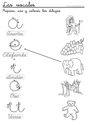 Vocal I para colorear e imprimir - Imagui
