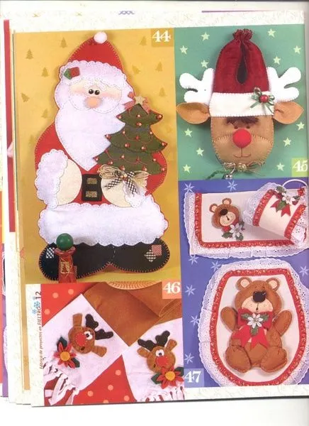 FIELTRO ESPECIAL NAVIDAD:130 preciosos modelos ... FIELTRO ESPECIAL NAVIDAD:130 preciosos modelos ...