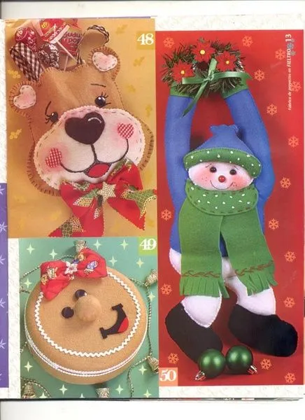 FIELTRO ESPECIAL NAVIDAD:130 preciosos modelos ...