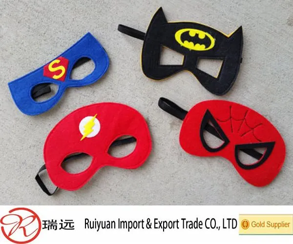 fieltro superhéroe máscaras-Máscaras de fiesta-Identificación del ... fieltro superhéroe máscaras-Máscaras de fiesta-Identificación del ...