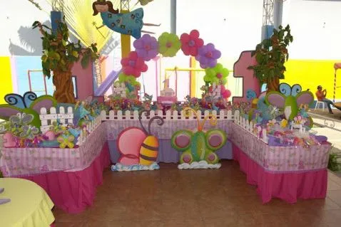 Decoración para fiesta de niña 1 año - Imagui Decoración para fiesta de niña 1 año - Imagui