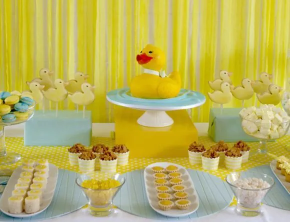 Baby Shower con un patito de goma | Decoracion baby shower patitos ... Baby Shower con un patito de goma | Decoracion baby shower patitos ...