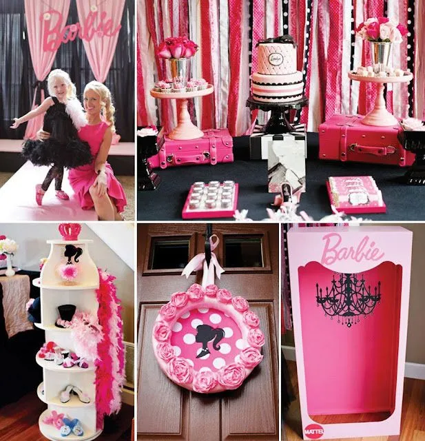 FIESTA BARBIE PARTY IDEAS : DECORACION EN FIESTAS INFANTILES