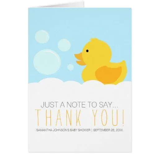 La fiesta de bienvenida al bebé neutral amarilla tarjeta pequeña ...