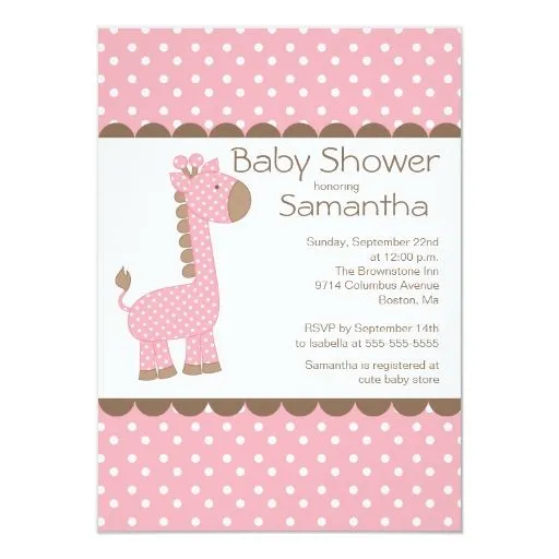 Fiesta de bienvenida al bebé rosada linda de los invitación 4.5" x ... Fiesta de bienvenida al bebé rosada linda de los invitación 4.5" x ...