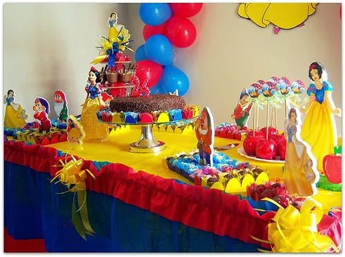 Decoración de Fiestas Infantiles de Blanca Nieves y Los 7 Enanitos ... Decoración de Fiestas Infantiles de Blanca Nieves y Los 7 Enanitos ...