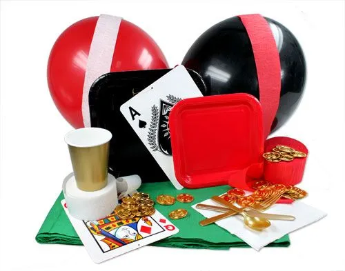Fiesta casino: ideas para la decoración - Revista - Fiestafacil